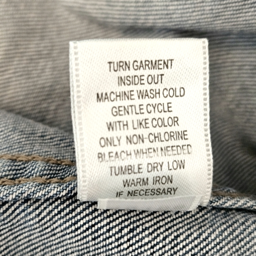 NWT-Garnet Hill Light Blue Denim Jean Jacket - Picture 9 of 10